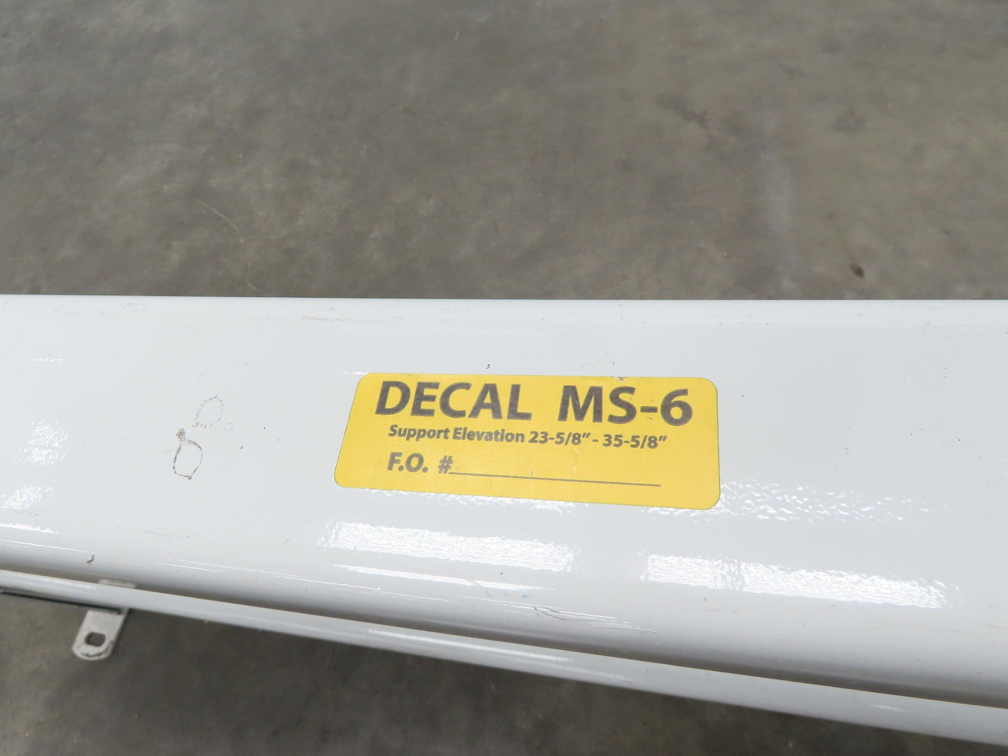 Hytrol MS-6 36"W Conveyor Leg Stationary Floor Support 23-5/8" to 35-5/8"H WHITE