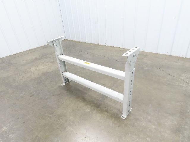 Hytrol MS-6 36"W Conveyor Leg Stationary Floor Support 23-5/8" to 35-5/8"H WHITE