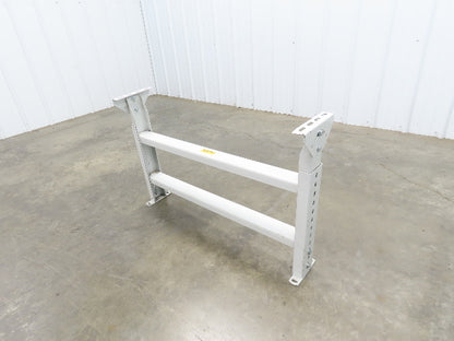 Hytrol MS-6 36"W Conveyor Leg Stationary Floor Support 23-5/8" to 35-5/8"H WHITE