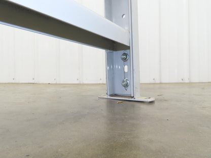 Hytrol MS-6 36"W Conveyor Leg Stationary Floor Support 23-5/8" to 35-5/8"H WHITE