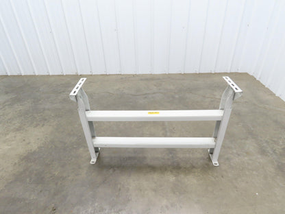 Hytrol MS-6 36"W Conveyor Leg Stationary Floor Support 23-5/8" to 35-5/8"H WHITE
