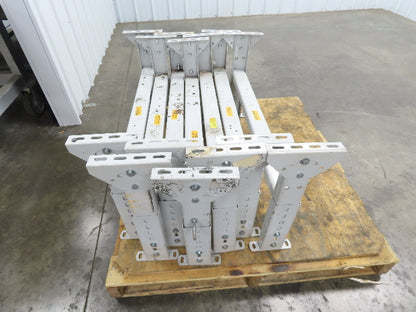 Hytrol MS-5 36"W Conveyor Leg Stationary Floor Support 19-5/8" to 25-5/8"H WHITE