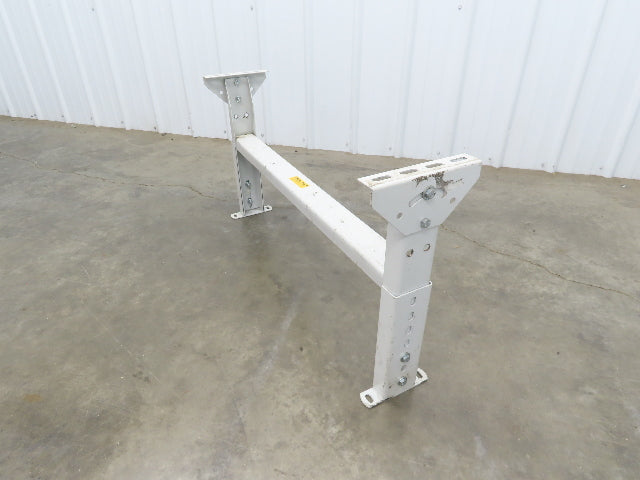 Hytrol MS-5 36"W Conveyor Leg Stationary Floor Support 19-5/8" to 25-5/8"H WHITE