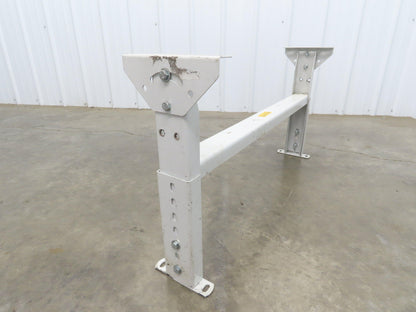 Hytrol MS-5 36"W Conveyor Leg Stationary Floor Support 19-5/8" to 25-5/8"H WHITE