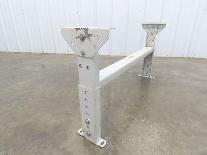 Hytrol MS-5 36"W Conveyor Leg Stationary Floor Support 19-5/8" to 25-5/8"H WHITE