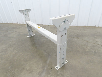 Hytrol MS-5 36"W Conveyor Leg Stationary Floor Support 19-5/8" to 25-5/8"H WHITE