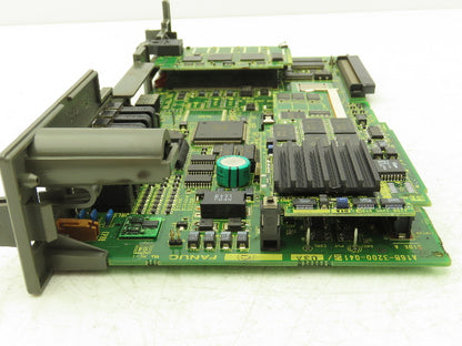 Fanuc A16B-3200-0412/03A Main Board Slot Card With SRAM CPU Servo Cards