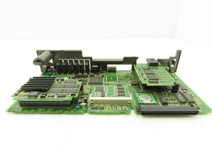 Fanuc A16B-3200-0412/03A Main Board Slot Card With SRAM CPU Servo Cards