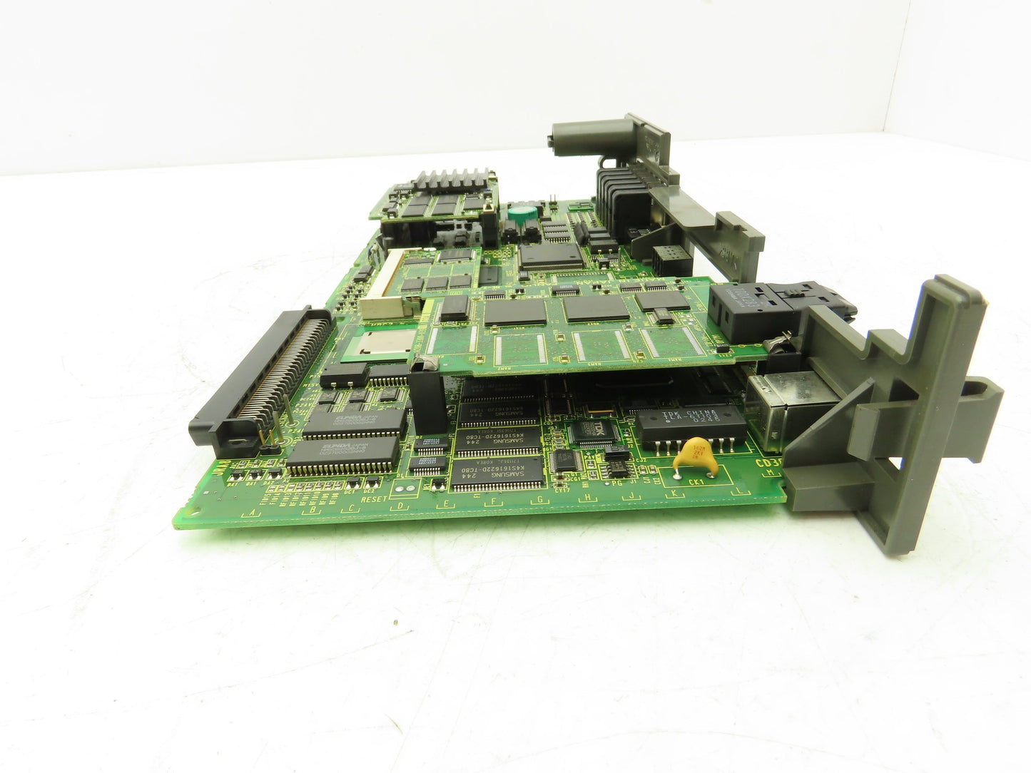 Fanuc A16B-3200-0412/03A Main Board Slot Card With SRAM CPU Servo Cards