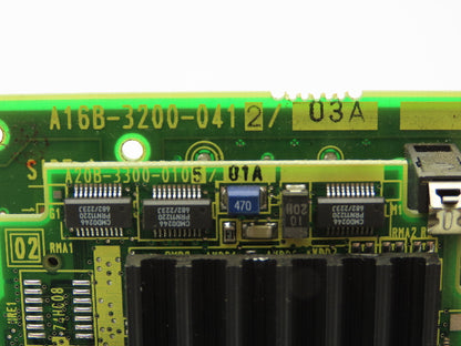 Fanuc A16B-3200-0412/03A Main Board Slot Card With SRAM CPU Servo Cards