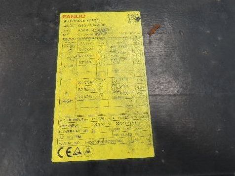 Fanuc A06B-1453-B100 AC Spindle Motor 29.5Hp 3450rpm 131-220v 3ph