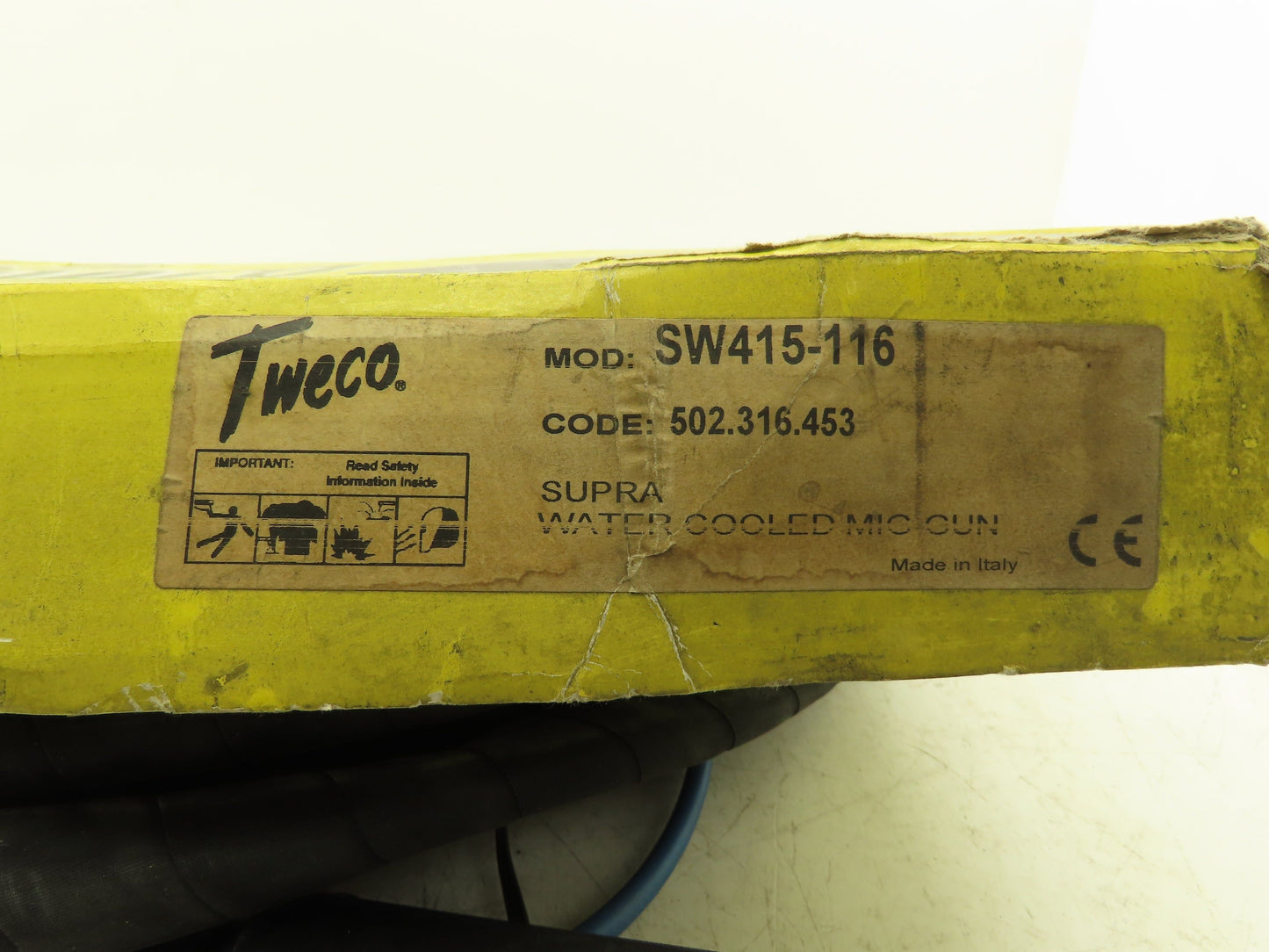 Tweco SW415-116 Mig Welding Gun 400A Water Cooled Supra SW450