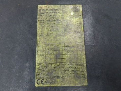 Fanuc A06B-1453-B100 AC Spindle Motor 29.5Hp 3450rpm 131-220v 3ph