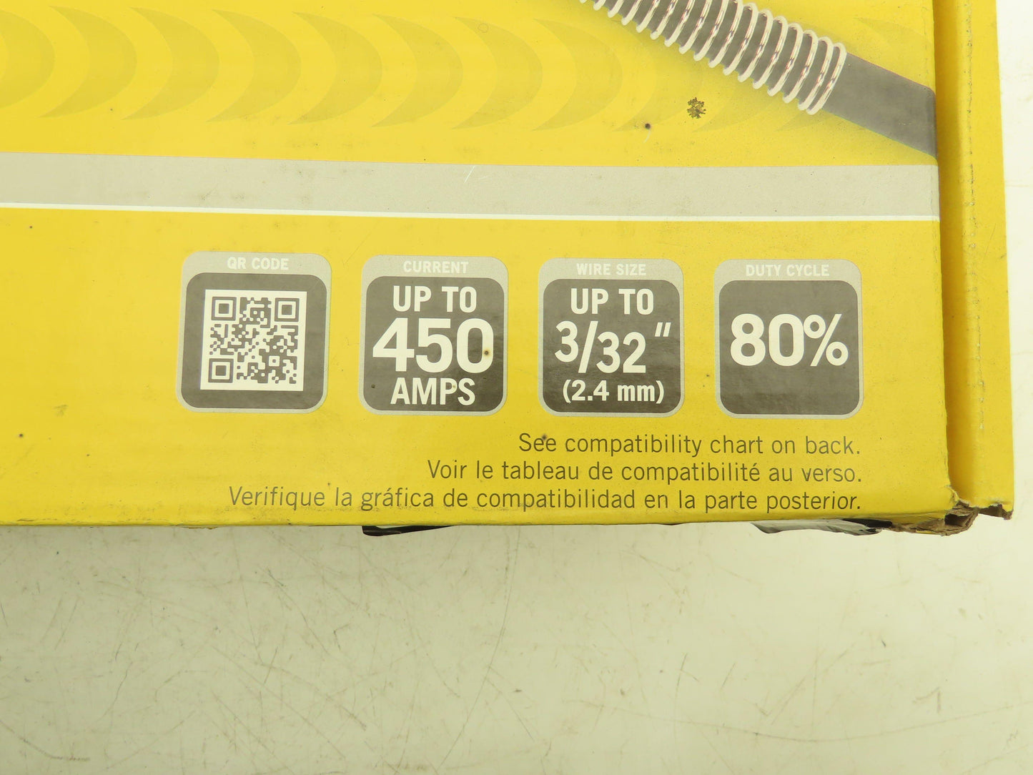 Tweco MS425116 Mig Welding Gun Spray Master 450A Manual Air Cooled 25'