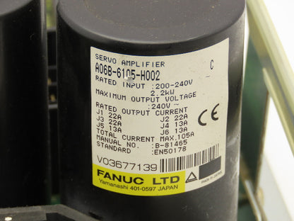 Fanuc A06B-6105-H002 AC Servo Drive Amplifier Circuit Board Module
