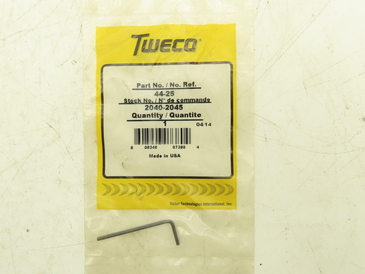 Tweco 60782 Mig Welding Gun Supra 6 Missing Tip