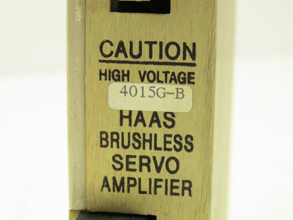 Haas 4015G-B Brushless Servo Amplifier Drive Rev D ME