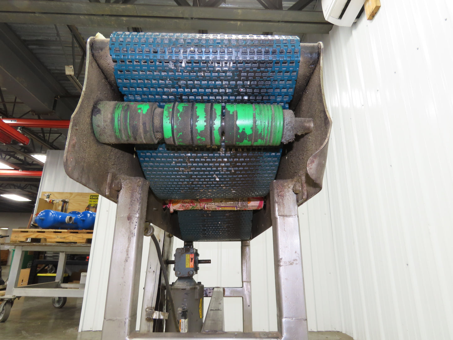 12"x 43" MatTop Plastic Belt Stainless Conveyor 115V Chain Drive 65 FPM