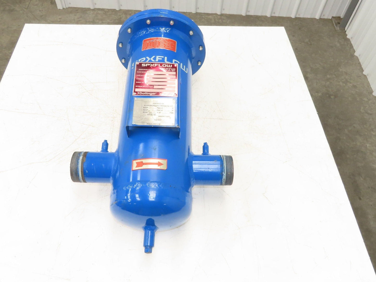 Dollinger SPX Flow S08030C0 Pipeline Filter Air Gas Vacuum 3" NPT Steel Housing