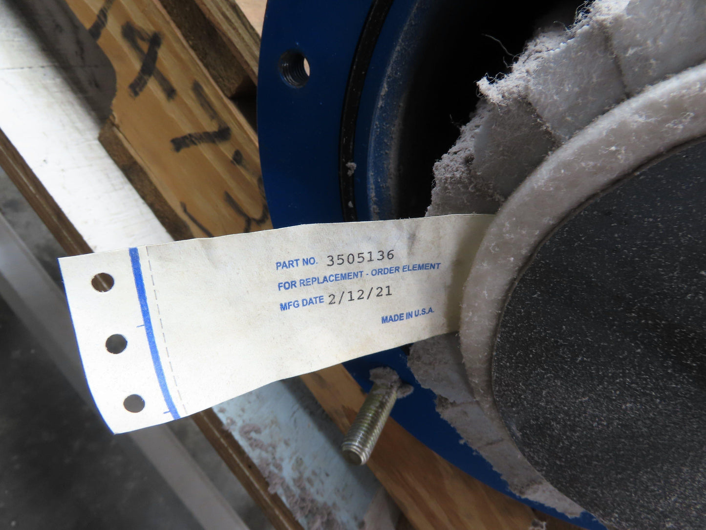 Dollinger SPX Flow S08030C0 Pipeline Filter Air Gas Vacuum 3" NPT Steel Housing