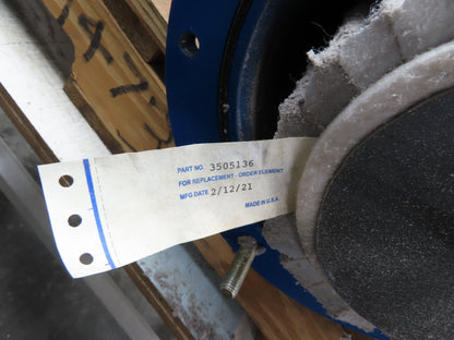 Dollinger SPX Flow S08030C0 Pipeline Filter Air Gas Vacuum 3" NPT Steel Housing