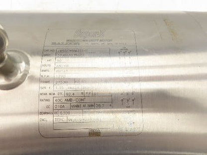 Baldor JMSSEWDM3714T Stainless Pump Motor 10Hp 1800rpm 230/460V 215JM  Washdown