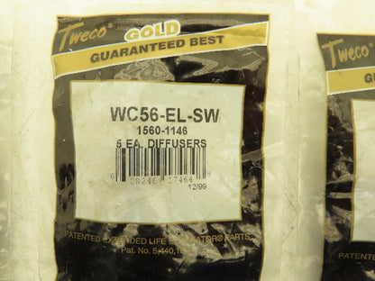 Tweco WC56-EL-SW Gas Diffuser Tip Nozzle Lot of 25