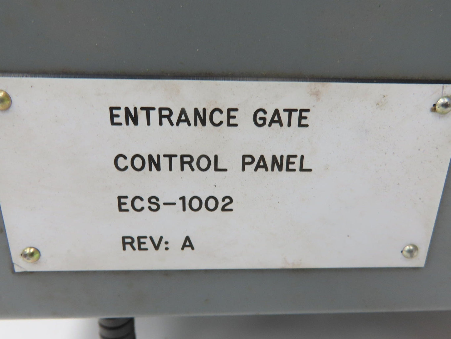 Square D ECS-1002 Entrance Gate Control Panel JOKAB