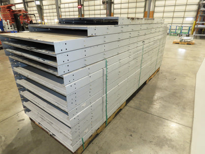 Hytrol FXG Parcel Belt Conveyor 43" x 173' White Slider Bed Sections -No Drive