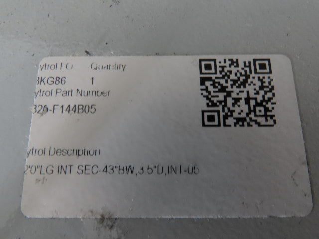 Hytrol FXG Parcel Belt Conveyor 43" x 173' White Slider Bed Sections -No Drive