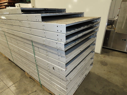 Hytrol FXG Parcel Belt Conveyor 43" x 173' White Slider Bed Sections -No Drive