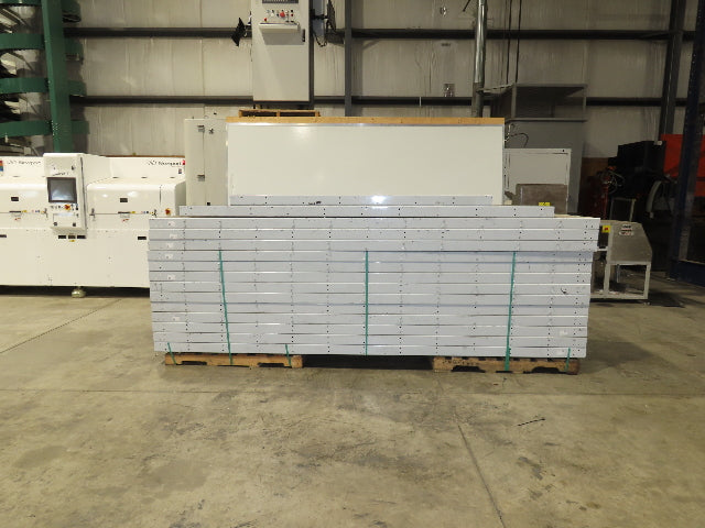 Hytrol FXG Parcel Belt Conveyor 43" x 173' White Slider Bed Sections -No Drive