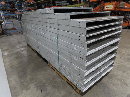 Hytrol FXG Parcel Belt Conveyor 43" x 173' White Slider Bed Sections -No Drive