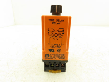 TUC-120-AKA-030 Time Delay Relay 0.3 to 30 Seconds 10A @ 120VAC or 24VDC 211VA