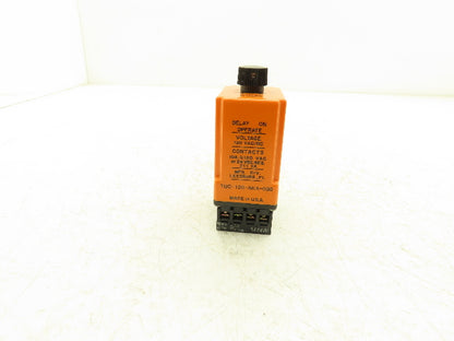 TUC-120-AKA-030 Time Delay Relay 0.3 to 30 Seconds 10A @ 120VAC or 24VDC 211VA