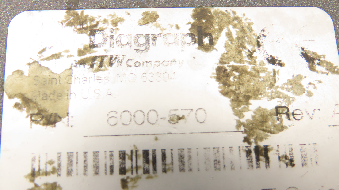 Foxjet 6000-570 Mobile Print Apply Label Applicator Zebra ZE500 Thermal Printer