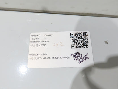 Hytrol HPS-9 43"W Conveyor Leg Stationary Floor Support 43-5/8" to 55-5/8" WHITE