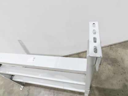 Hytrol HPS-9 43"W Conveyor Leg Stationary Floor Support 43-5/8" to 55-5/8" WHITE