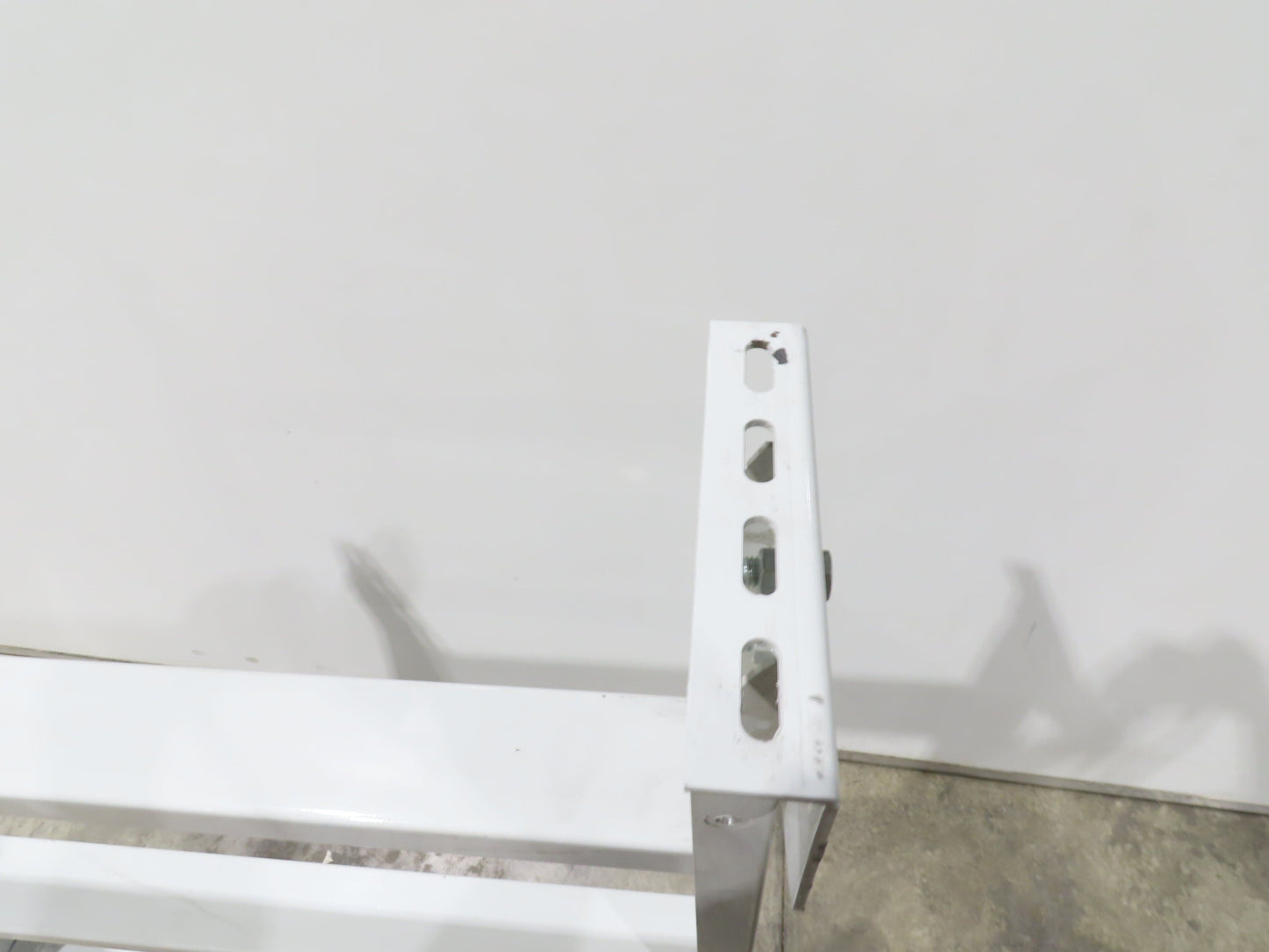 Hytrol HPS-10 43"W Conveyor Leg Stationary Floor Support 55-5/8" - 67-5/8" WHITE