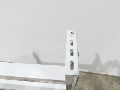 Hytrol HPS-10 43"W Conveyor Leg Stationary Floor Support 55-5/8" - 67-5/8" WHITE