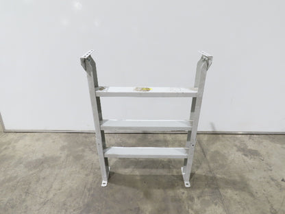 Hytrol HS-9 30"W Conveyor Leg Stationary Floor Support 43-5/8" to 55-5/8" WHITE