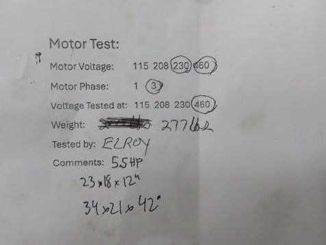 Hydraulic Power Unit 20 Gallon Tank 5.5Hp 230/460V 3Ph Food Grade Stainless