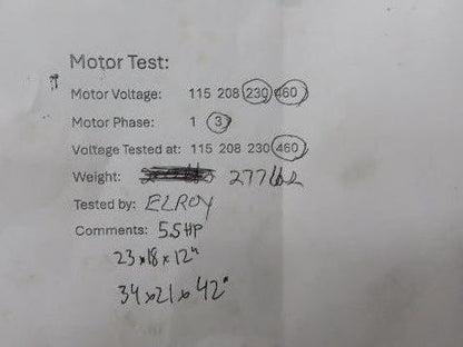 Hydraulic Power Unit 20 Gallon Tank 5.5Hp 230/460V 3Ph Food Grade Stainless