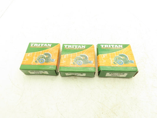 Tritan UCF207-20 4-Bolt Pillow Block Ball Bearing 1-1/4" Bore Sealed Lot of 3
