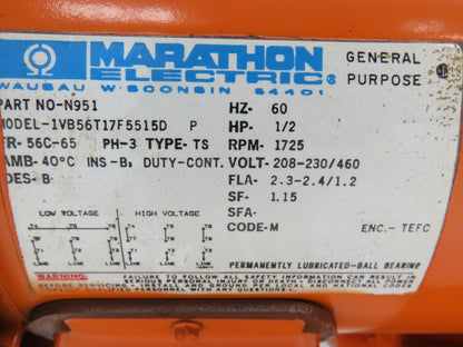 Saturn 5 Ton Bridge Crane Trolley Drive Tractor 460V 3PH 35 FPM 10000 Lb