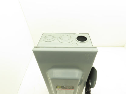 Square D H363N Safety Disconnect Switch 100 Amp 600V 3 Pole Ph Fusible