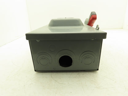 Square D H363N Safety Disconnect Switch 100 Amp 600V 3 Pole Ph Fusible
