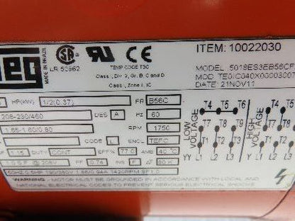 Saturn 4 Ton Bridge Crane Trolley Drive Tractor 460V 3PH 55 FPM 8000 Lb