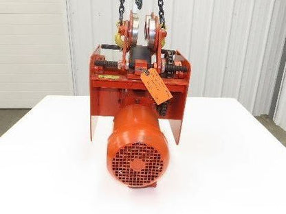 Saturn 4 Ton Bridge Crane Trolley Drive Tractor 460V 3PH 55 FPM 8000 Lb