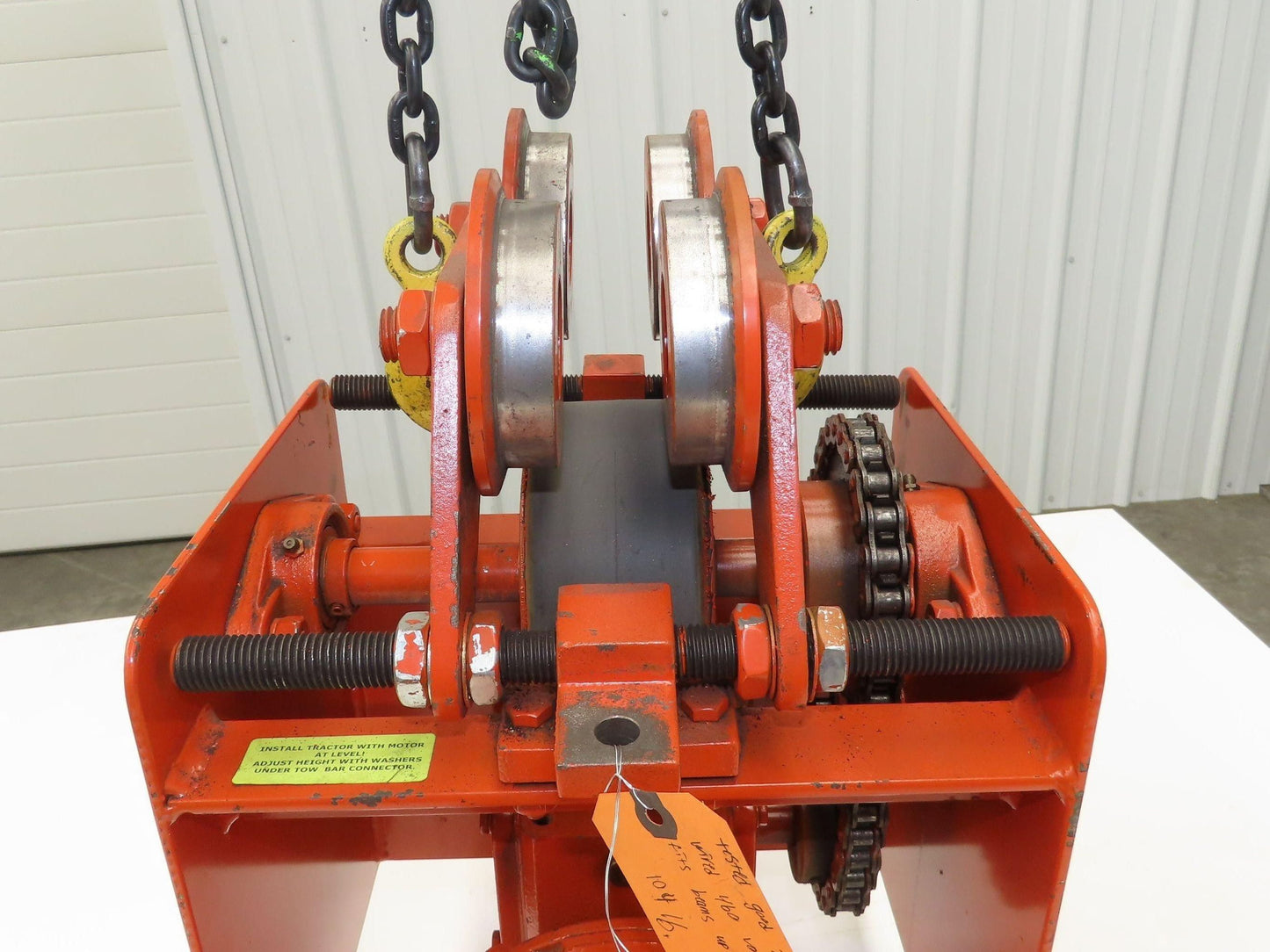 Saturn 4 Ton Bridge Crane Trolley Drive Tractor 460V 3PH 55 FPM 8000 Lb